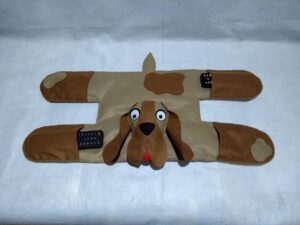 almofada porta controle remoto tapete cachorrinho