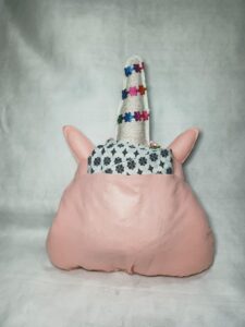 almofada porta pijama unicornio